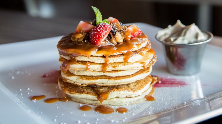 Pumpkin pancakes pecan butterscotch